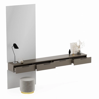 Туалетный столик с зоной ТВ Лацио 