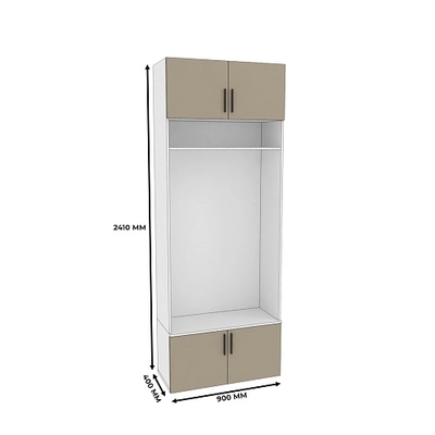 Секция с верхними и нижними полками L410.40