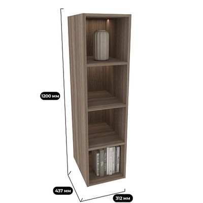 Полка навесная с подсветкой L344.44
