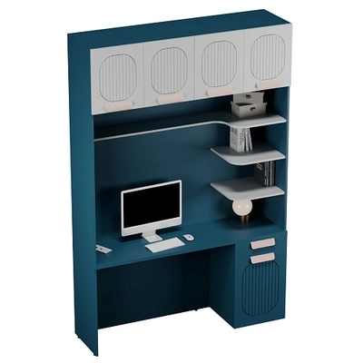 Ниша с рабочей зоной, фрезерованные фасады в эмали LE417 L/R