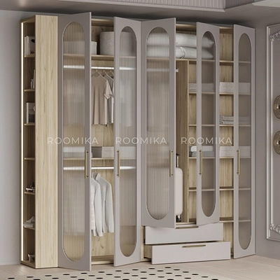 Шкафная группа Лацио фрезерованные фасады в эмали 39