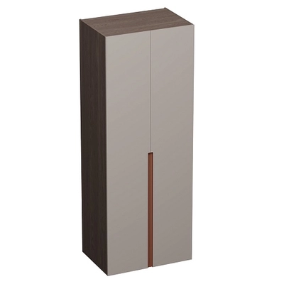 Шкаф двухдверный глубокий, фасады в эмали LE210.60-1