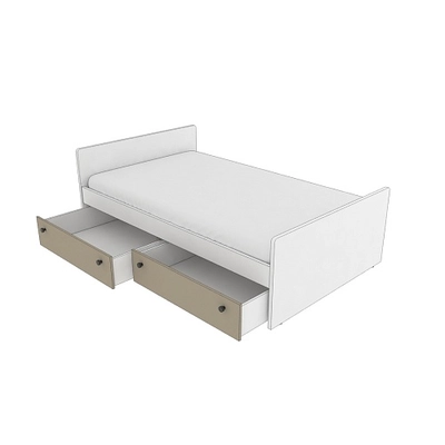 Кровать с ящиками L911.12