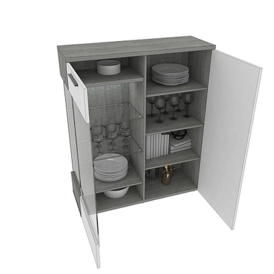Шкаф напольный с подсветкой LG202 L/R