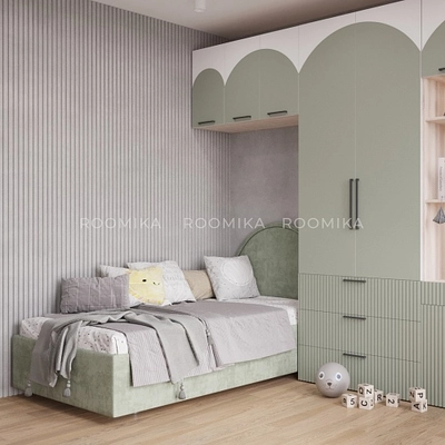 Лацио детская фрезерованные фасады в эмали 78