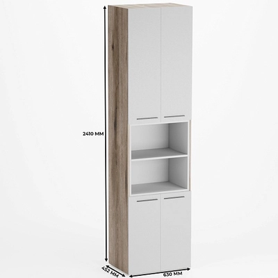 Шкаф книжный с нишей L228.44