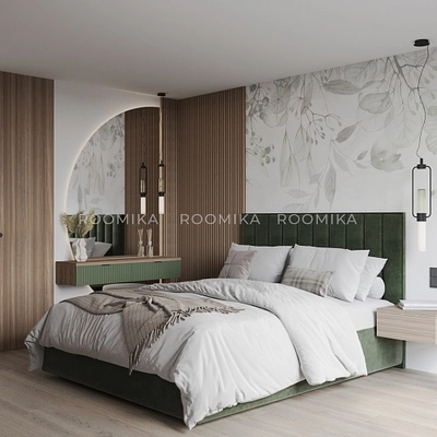 Кровать двуспальная мягкая ЛИБЕРТИ с подъемным механизмом, 140x200