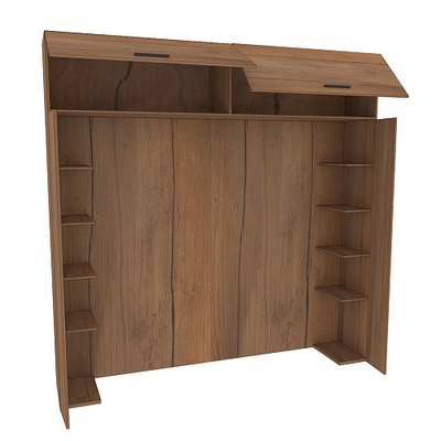 Ниша для кровати с секциями L407.44