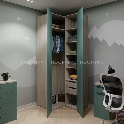 Шкаф угловой L207 L/R