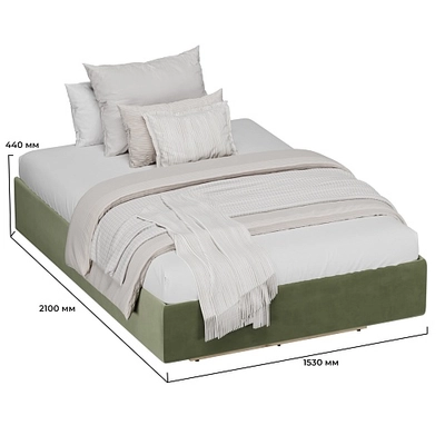 Мягкая кровать-подиум КОЛИБРИ с подъемным механизмом, 140x200