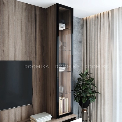Шкаф на тумбу R506 и R524, со стеклянной дверью с подсветкой R315.35ST