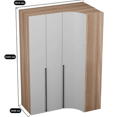 Шкаф угловой F208 L/R