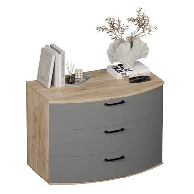 Комод радиусный 3 ящика P703