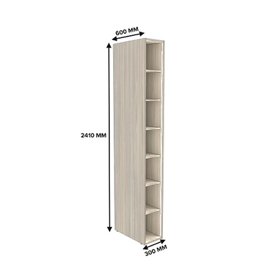 Стеллаж открытый глубокий L233.60 с подсветкой