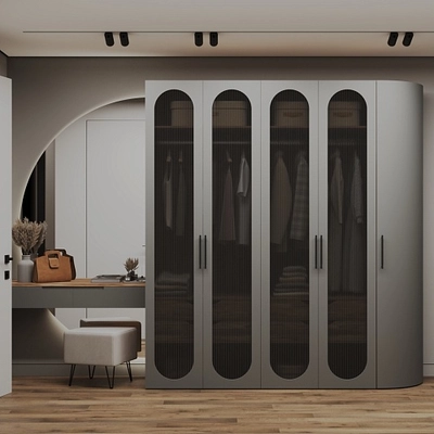 Лацио прихожая фрезерованные фасады в эмали 34