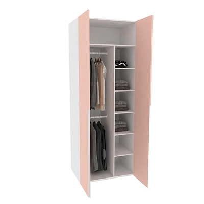 Шкаф двухдверный глубокий, фасады в эмали LE210.60-4