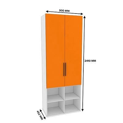 Шкаф двухдверный L217.44-4