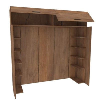 Ниша для кровати с секциями L407.60