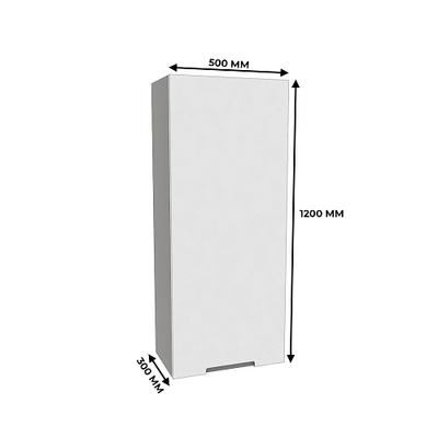 Шкаф навесной, фасады в эмали LE-351