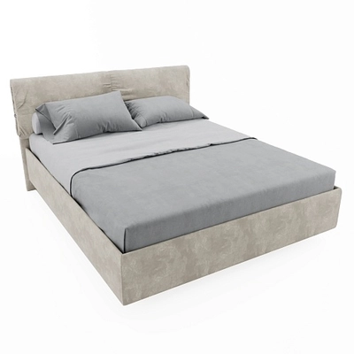 Кровать двуспальная мягкая КОЛИБРИ с подъемным механизмом, 160x200