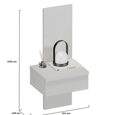 Тумба прикроватная с панелью 1 ящик C-702