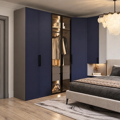 Шкаф угловой A218