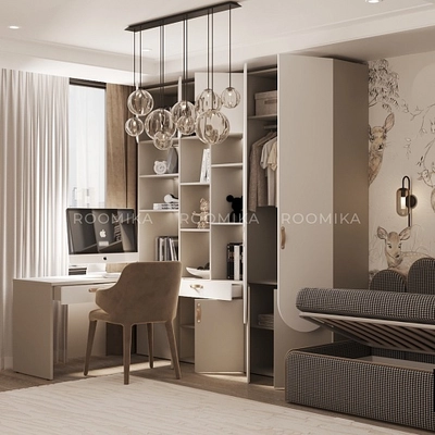 Ниша с рабочей зоной с подсветкой LG425 L/R