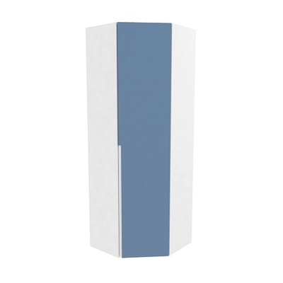 Шкаф угловой равносторонний, фасады в эмали LE218.1