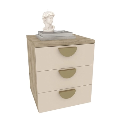Тумба прикроватная 3 ящика L703