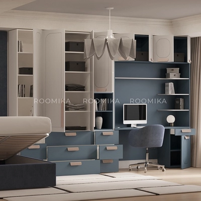 Лацио детская фрезерованные фасады в эмали 90