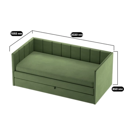 Кровать со вторым выдвижным спальным местом ЛАЙН 2