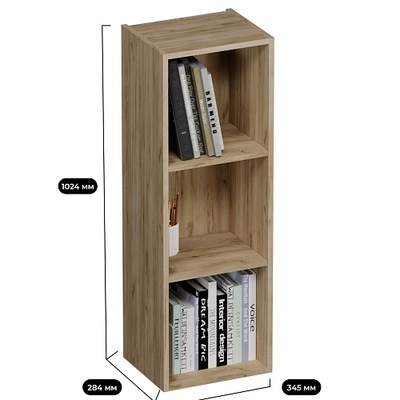 Полка навесная вертикальная L338.300