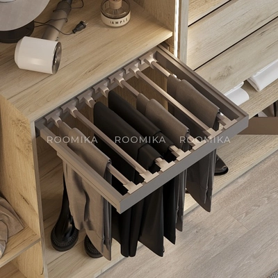 ALFA Выдвижная брючница наборного типа в базу 600 мм, FRM5806.564.01