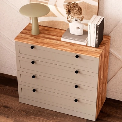 Комод с ящиками узкий A704.40