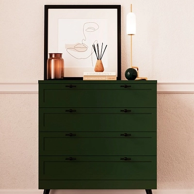 Комод с ящиками с эмалевой столешницей и боковинами A704.45ESB