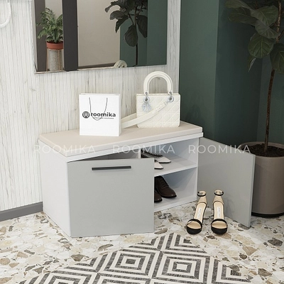 Тумба для обуви с мягким сиденьем L461