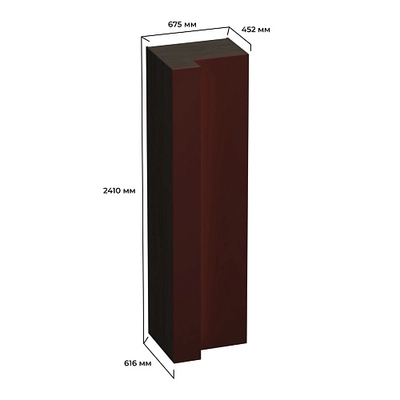 Шкаф переходный с подсветкой LG232 L/R