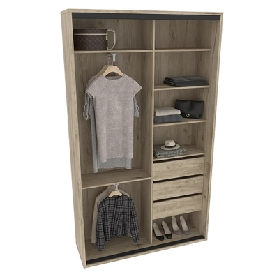 Шкаф-купе ХG140.45-1, профиль INTEGRO, фасад МДФ