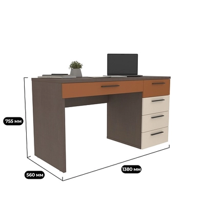 Cтол письменный прямой L715.1 L/R
