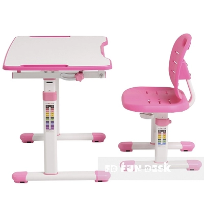 Парта для школьника  Omino Pink FUNDESK