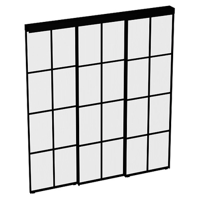 Раздвижная перегородка-купе, стекло Мору GRACE 13