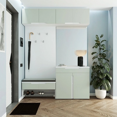 Панель узкая с крючками L176.1