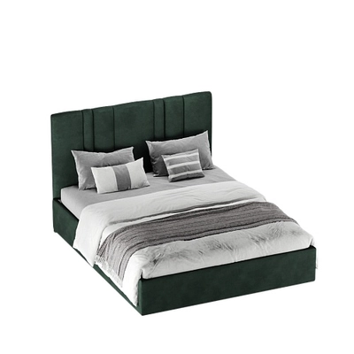 Кровать двуспальная мягкая ХИЛТОН с подъемным механизмом, 140x200