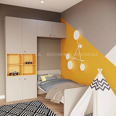 Шкаф книжный с нишей L216