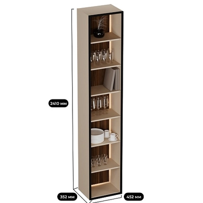 Шкаф напольный с подсветкой LF271.350