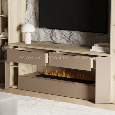 Тумба ТВ напольная с электрокамином LG551.450L/R