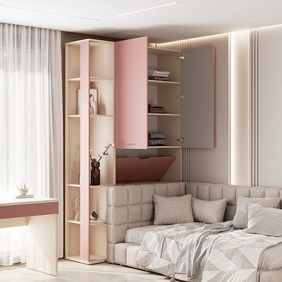 Шкаф двухдверный с фальш стенкой LG212.1