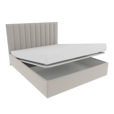 Кровать двуспальная мягкая ЛИБЕРТИ с подъемным механизмом, 160x200