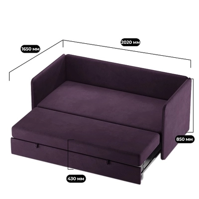 Диван раскладной РУБИ 3