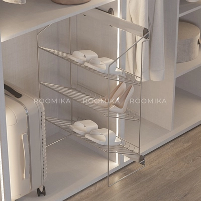 BELLE Выдвижная полка для обуви, 3-х уровневая, ASL3ALGS